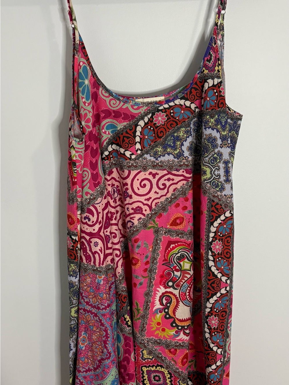 Umgee Pink Multi Paisley Print Camisole